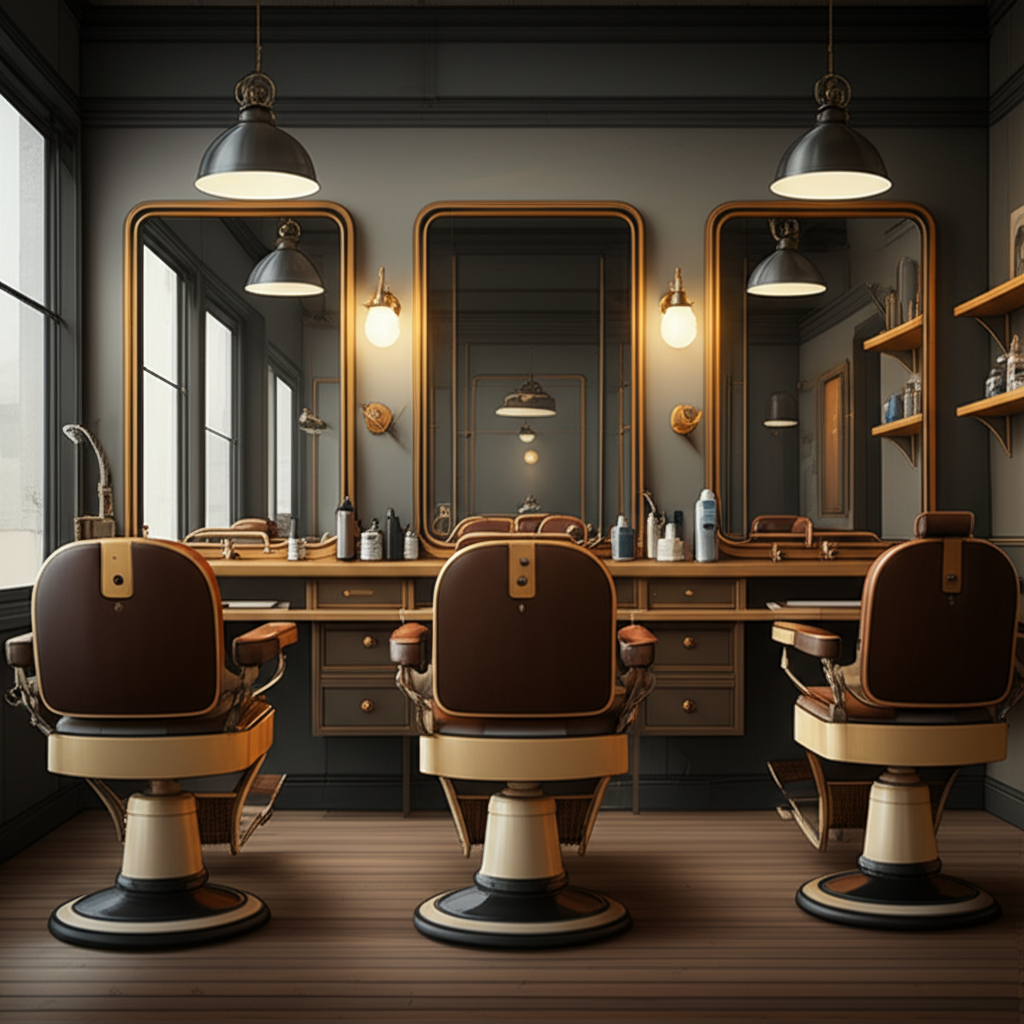 Dev's Barbershop Interior